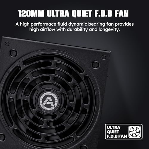 ARESGAME 1300W ATX 3.0 PCIE 5.0 Power Supply, 80 Plus Gold Certified, Fully Modular, 10 Year Warranty - Image 5