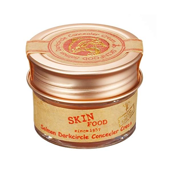 SKINFOOD-Salmon-Dark-Circle-Concealer-Cream-1-Concealer-for-Dark-Circles-Under-Eye-Concealer-for-Dark-Spots-and-Wrinkles-Full-Coverage-Under-Eye-Concealer-035-Oz10-g-Salmon-Blooming SKINFOOD Salmon Dark Circle Concealer Cream #1 - Concealer for Dark Circles - Under Eye Concealer for Dark Spots and Wrinkles - Full Coverage Under Eye Concealer - 0.35 Oz/10 g (Salmon Blooming)