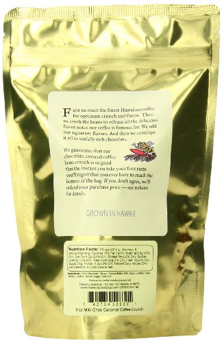 Hawaii's Local Buzz Coffee Bean Crunch, Milk Chocolate Caramel, 9 Ounce #TOP2