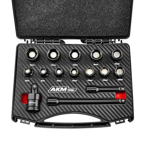 Akm Tool 3/8 Inch Drive Magnetic Impact Socket Set thumb #7