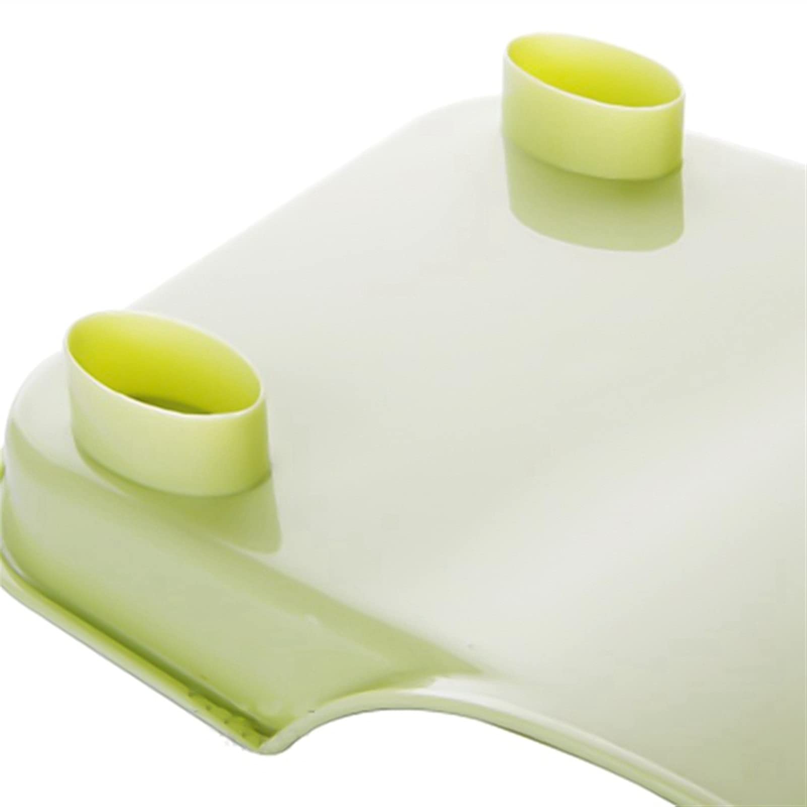 Geschirrkorb Küchengeschirr-Rack-Speicher-Halter-Abtropfschüssel Geschirrteller Tragbares Trockengestell Home Shelf Geschirr-Organizer Geschirr Abtropfgestell (Color : Green)