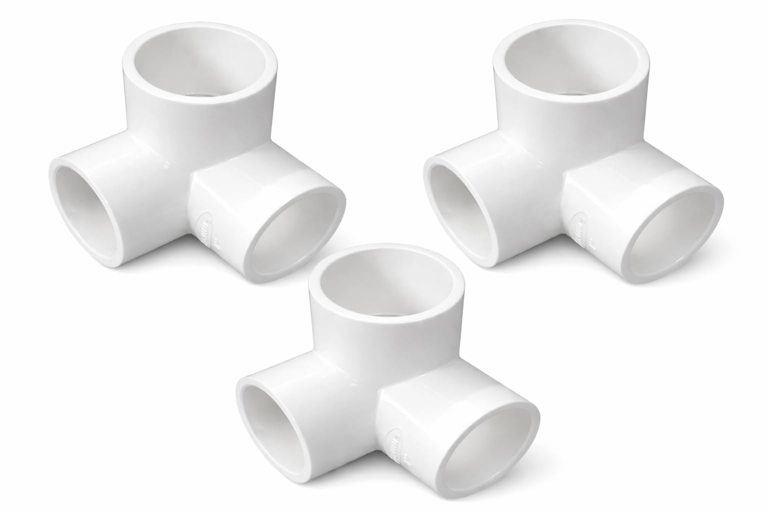 DEHRAN UPVC 3 Way Elbow 3/4" Inchi (25MM) Pipe Fitting for Bathroom and Kitchen in Cool & Hot water White Color Prefect Use for your Rquirement in Home Greenhouse Frame Tent Connection (Pak of 3)-picture-27