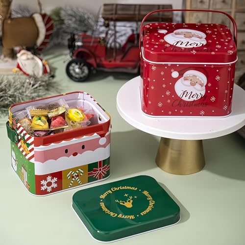 Boîtes de friandises de Noël réutilisables : stockage de biscuits - 8
