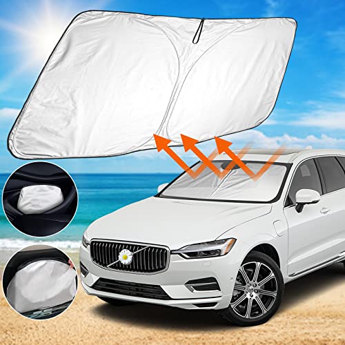Amazon | SHAOHAO ボルボ XC60 2代目 車内 サンシェード 純正