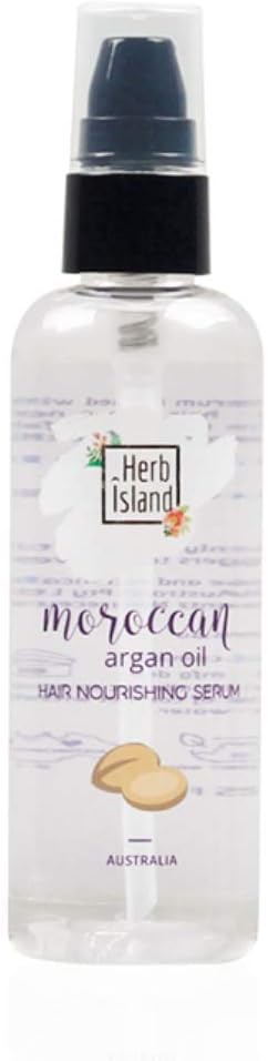 HERB ISLAND WITH DEVICE OF FLOWER Moroccan Argan Oil Hair Nourishing Serum (100 ml)