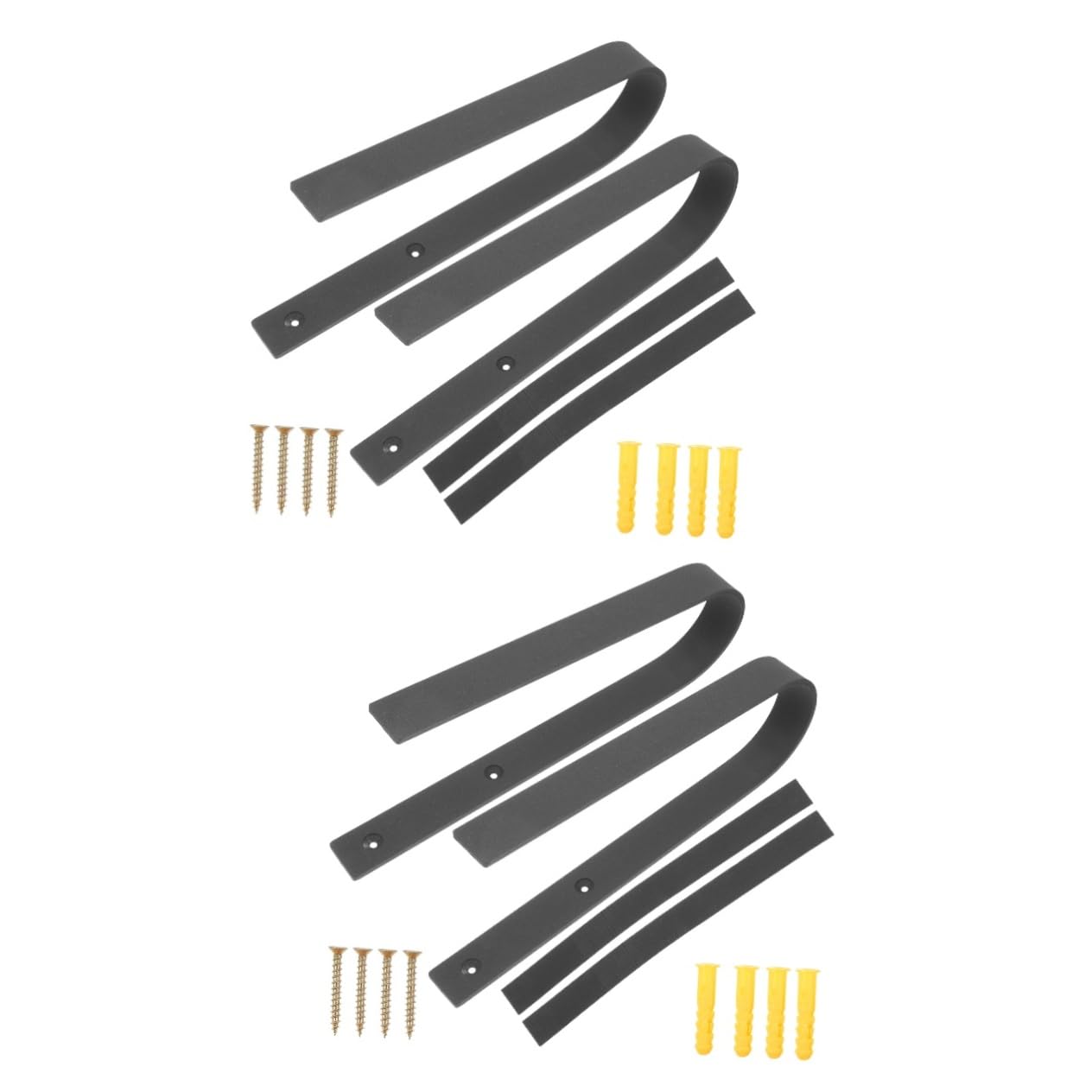 Alipis Muraux pour Porte-Skis Muraux pour Garage Étagères Suspendues Porte-Skis De Suspension pour Scooter Cintres pour Skis De Rangement pour