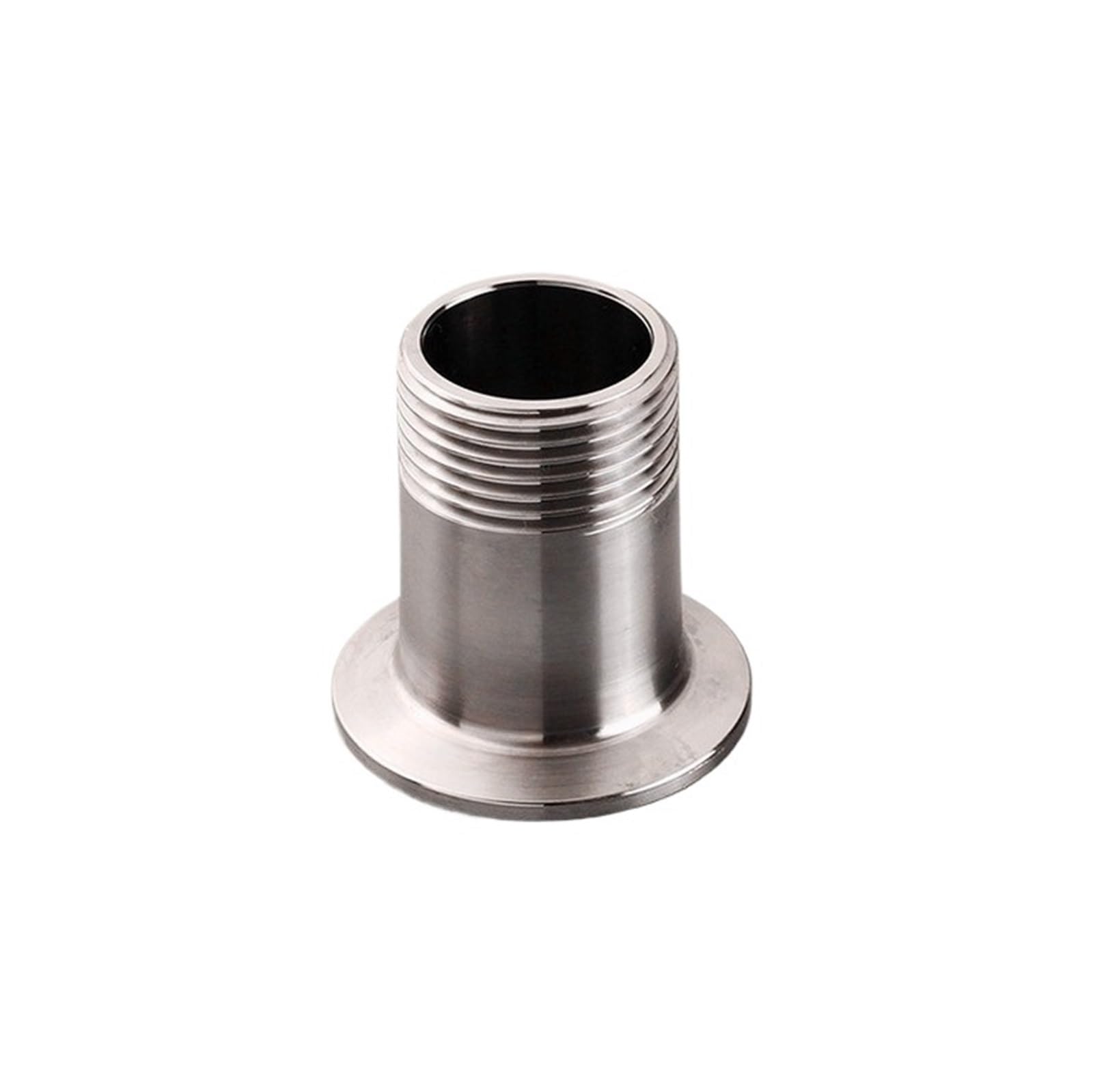LEOTNNDQ 1pcs 304 stainless steel clamp type external thread connector DN8-DN100 sanitary grade 316 stainless steel(DN40 x TC50.5mm,304)