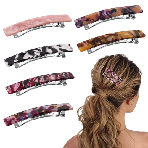 Fumwase 6pcs Barrettes cheveux femme coquille, pinces accessoires