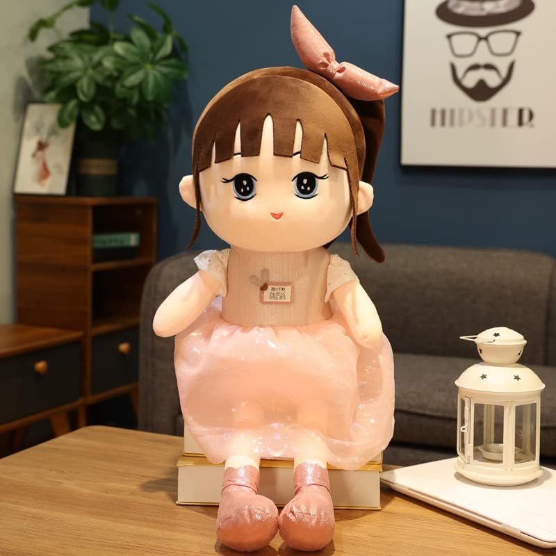 SCOOBA Super Soft 45cm Princess Doll - Polyfill Washable Cuddly Soft Plush Toy - Helps to Learn Role Play - 100% Safe for Kids(Random Color Will be Send)