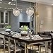 COTULIN 2 Pack Crystal Pendant Light for Kitchen Island, Modern Glass Stylish Chrome Chandelier Pendant Lighting, Adjustable Cord Hanging Lamps for Dinning Room Living Room Bedroom Bar