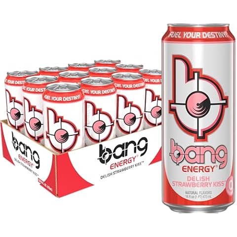 Bang Energy Delish Strawberry Kiss 16oz 12Pk Cover