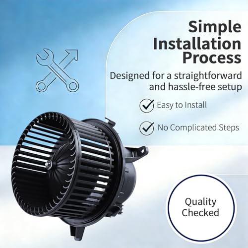 Image of HVAC Blower Motor with Fan Assembly - Compatible with Chevy Silverado 1500 2010-2013, 2500 /3500 2011-2014, Sierra 1500 2010-2013, 2500 /3500 2011-2014 - AC Heater Fan - 700267 20958710