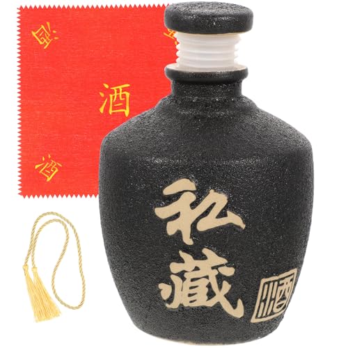 GRIRIW Versiegelte Glas Schnapsflasche Luftdichter...