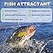 EUPHENG Fish Attractant Gel Luminous Green Fishing Lure Attraction Enhancer Scent for Bass, Crappie and Trout Attractant (Garlic Smell-10ml*3)