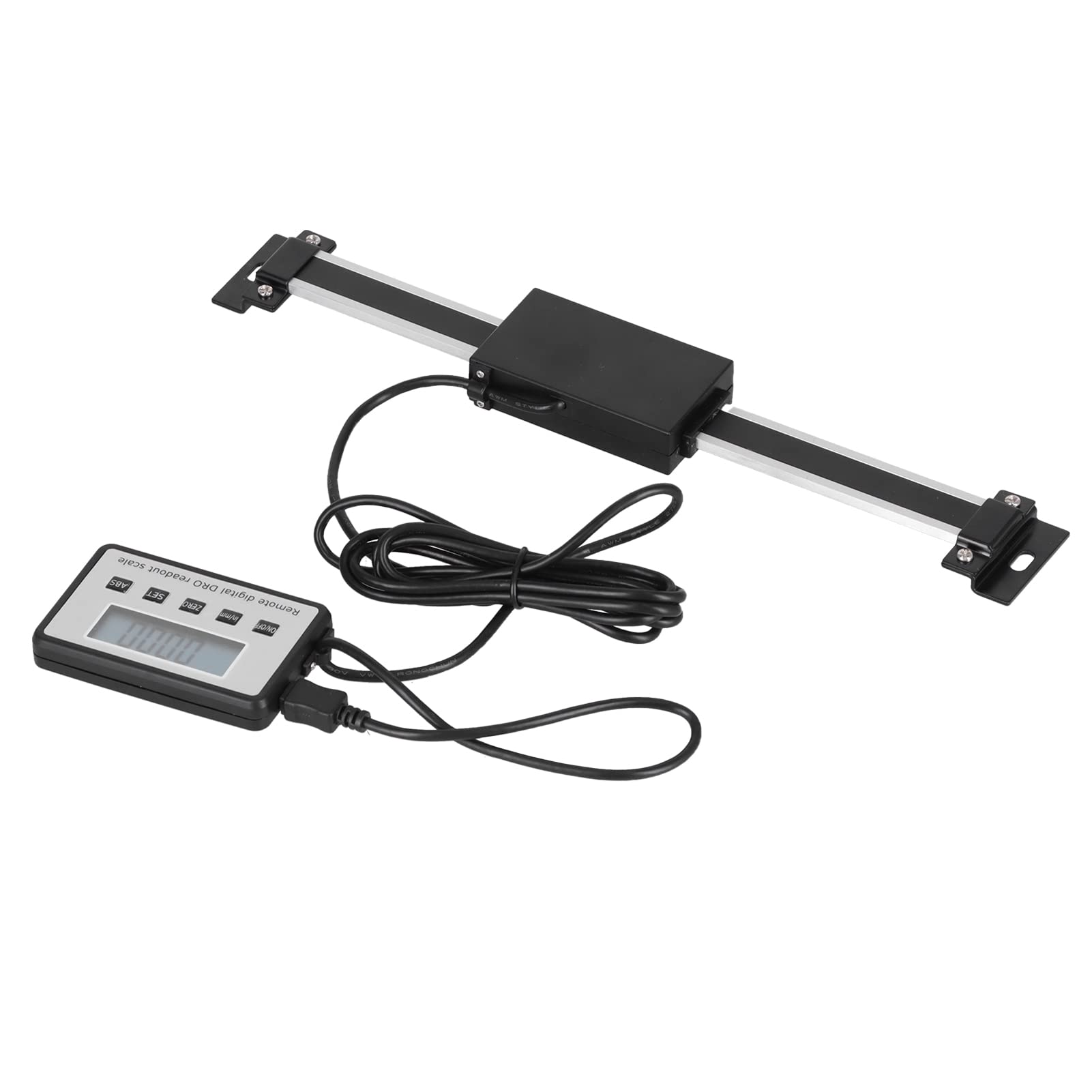 Lettura digitale Scala lineare Display LCD ad alta precisione Righello con forte retro magnetico per tornio e fresatrici Costruzione in lega di alluminio in acciaio inossidabile (0-150 mm)