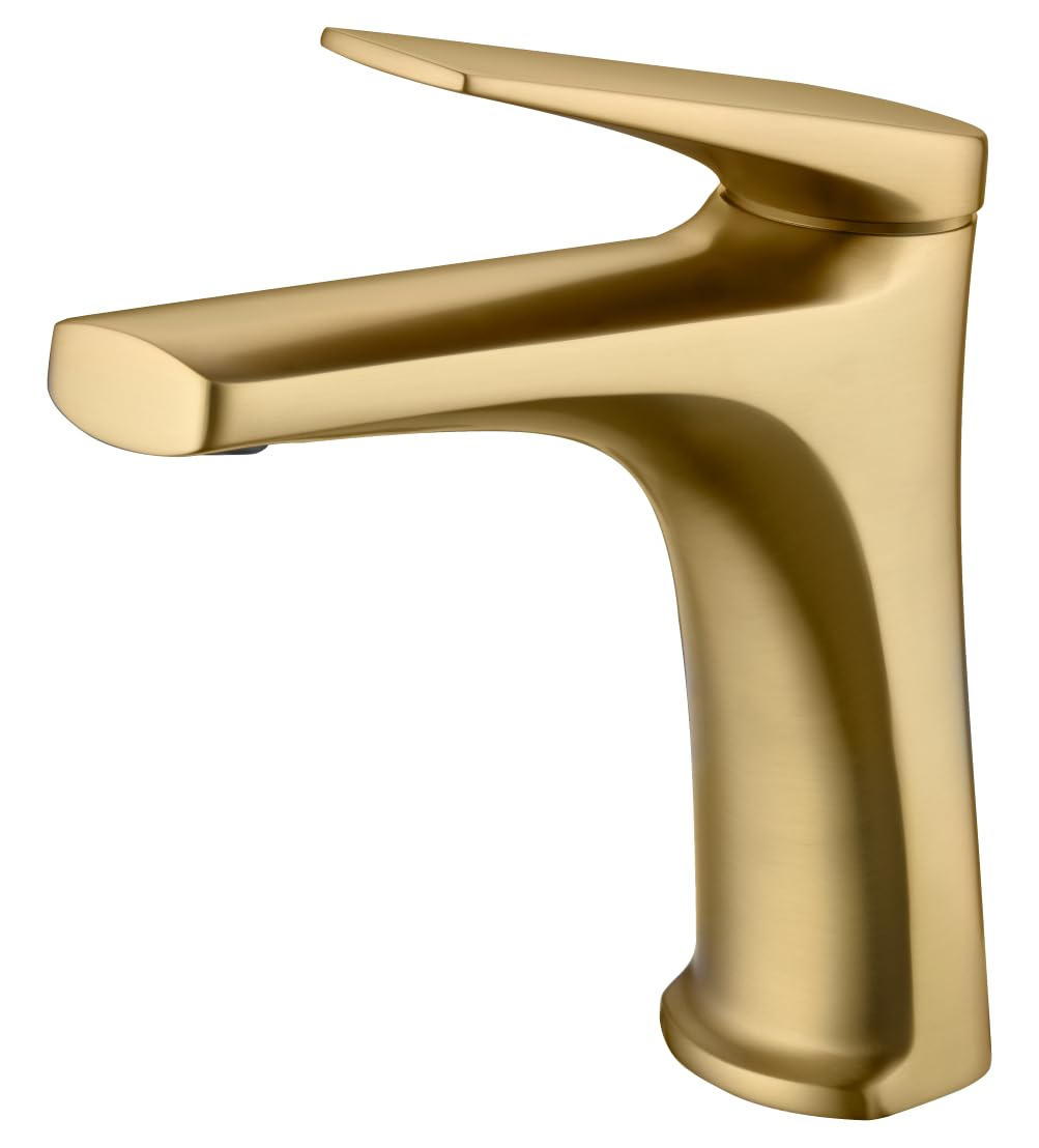 IMEX BDD055-1OC DELOS Monomando Lavabo Oro Cepillado
