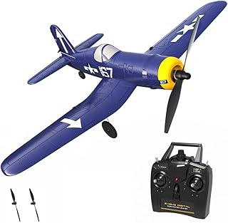 Rc Plane 4 Channel Remote Control Airplane Ready to Fly Rc Planes for Adults, Remote Control War Plane with Propeller Saver Gift Toy for Adults Or Kids