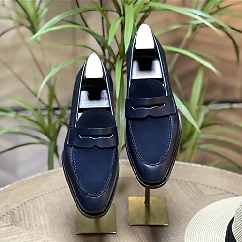 Zapatos sin cordones hombre para negocios y traje formal de boda 6