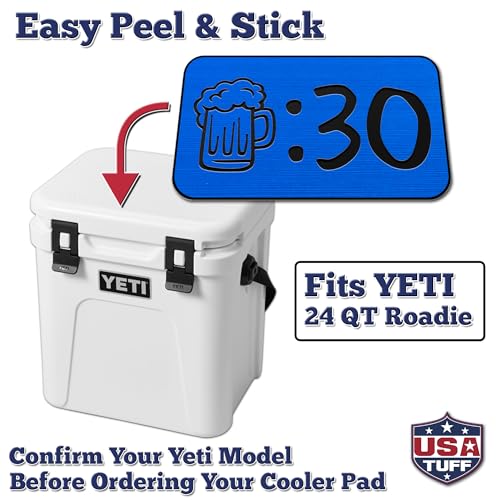 Image of USATuff SeaDek EVA Mat Cooler Pad fits YETI | Peel & Stick Application | Non Slip Comfort Accessories