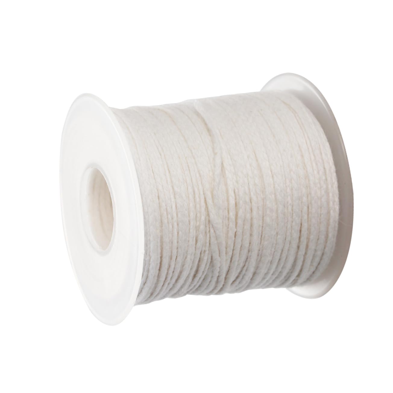 SHINEOFI 1Roll Cotton Candle Wicks Spool Pre Waxed Braided Wicks for DIY Candle Making Strands for Custom Lengths Easy Ignition Candle Making Accessory
