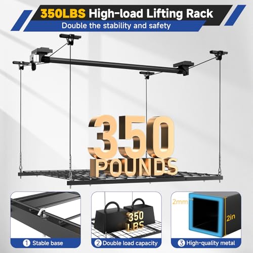 Heavy Duty Garage Lift Storage Rack
