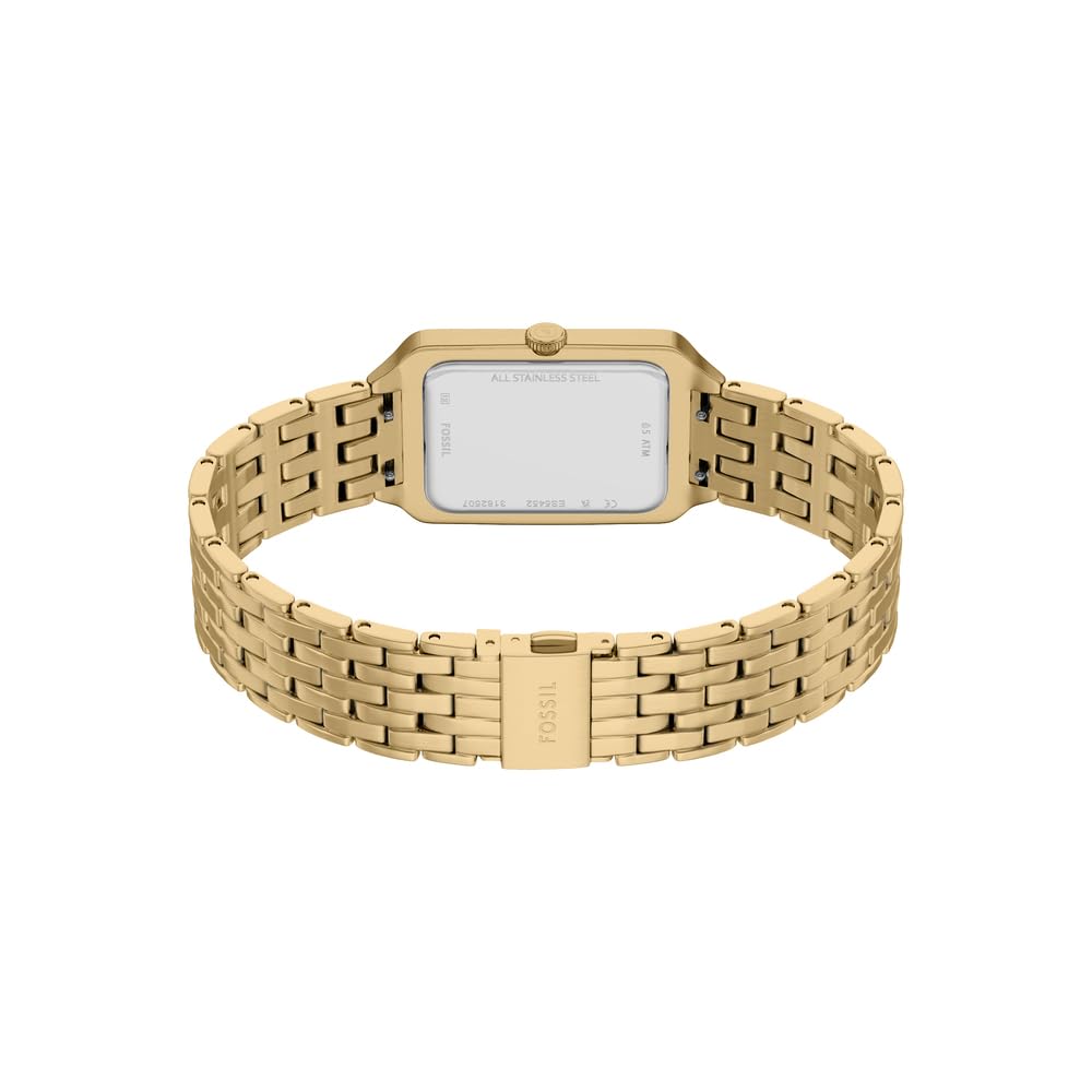 Fossil Raquel - Reloj para Mujer, Mecanismo de Cuarzo con Tres manecillas y Correa de Acero Inoxidable