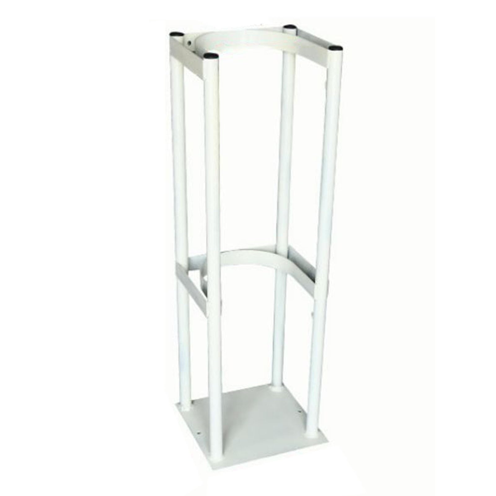 GHHVFEC Oxygen cylinder rack,Helium Nitrogen Chlorine Cylinder Storage Rack, Durable Fire Extinguisher Bracket for Laboratory & Hospital, Indoor/Outdoor Use, White, 16.5x11.8x31.5/42x30x80