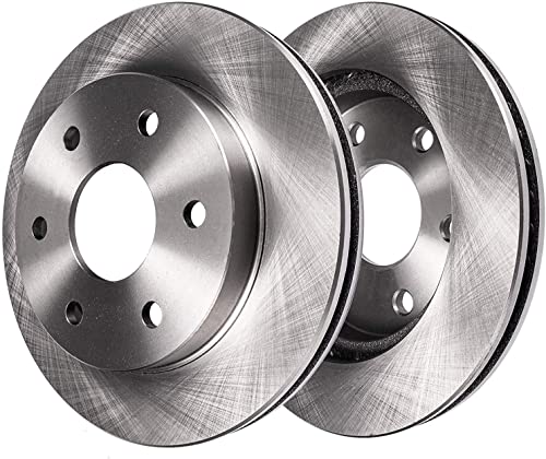 Image of Detroit Axle - Front Disc Rotors Right Brake Caliper Replacement for Ford Expedition F-150 Lincoln Navigator - 3pc Set
