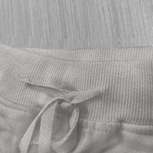 hlysgo Boys and Girls Athletic Fleece Lined Joggers Sweatpants High Waisted Casual Solid Color Wide Leg Pants with Pockets4