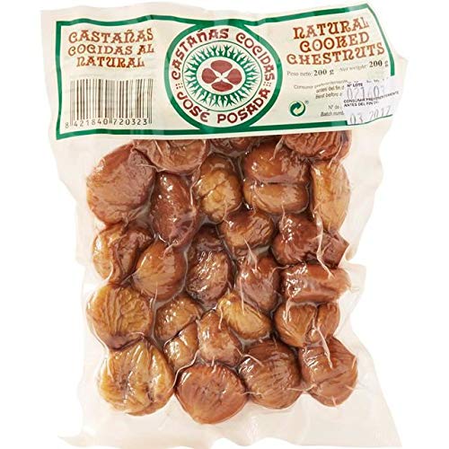Brindisa Posada Whole Galician Cooked Chestnuts - 200g (0.44 lbs)