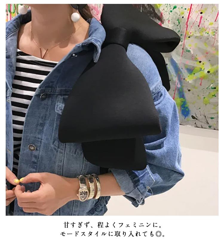 Amazon.co.jp: トートバッグ リボンバッグ 手ぶらカバン ビッグリボン 