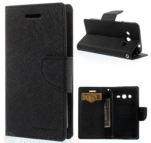 Mercury GOOSPERY Wallet FLIP CASE Cover for Samsung J2 2016 -(Black) from SR INFOTECH ONLY-image-20