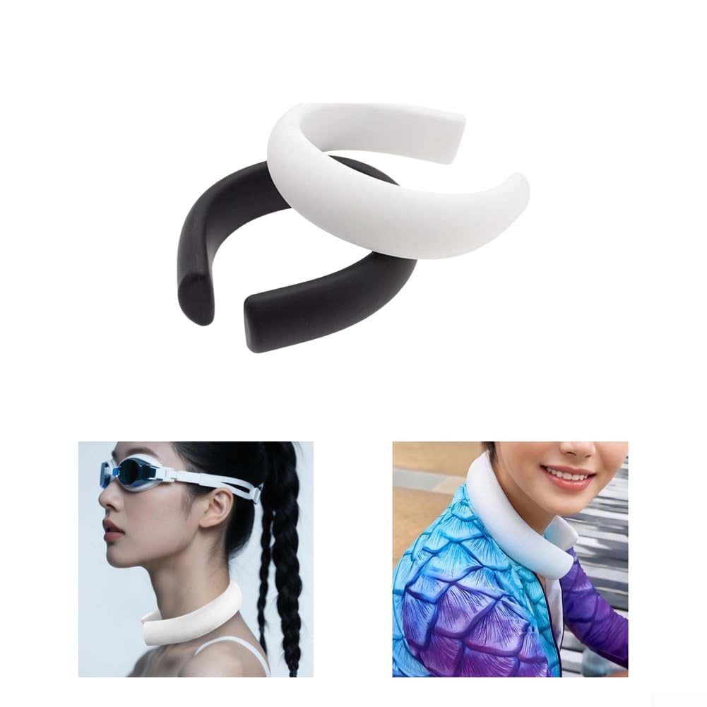 Anello di peso flessibile per apnea, contrappeso per immersioni, anima in metallo morbido con silicone, maggiore stabilità di immersione (L [Whit -1,8 kg])