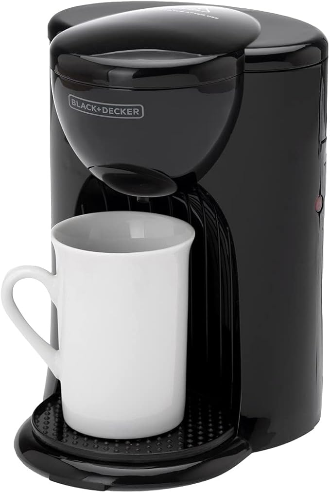 Black & Decker DCM25 1 Cup Coffee Maker, Black, 220V (Not