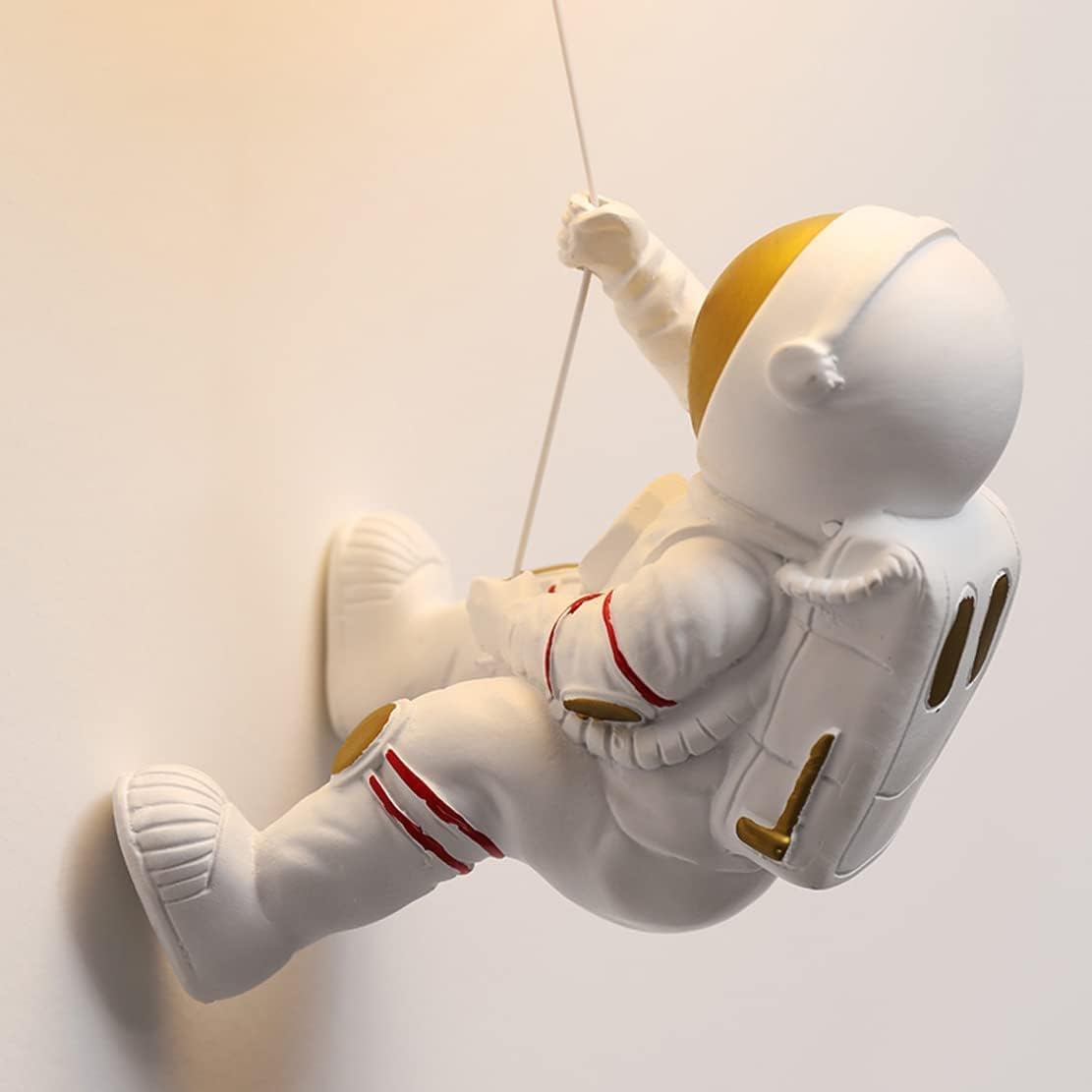 Kinkiet Wewnątrz Astronauta Księżyc Kinkiet Druk 3d Sypialnia Dziecięca Lampka Nocna Dekoracyjne Oświetlenie ścienne Dla Chłopców Dziewczynka Przedszkole Salon Jadalnia Muzeum Nauki