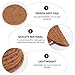 Mipcase 6pcs Brown Mat Cage Liners for Small Animals Bird Nesting Pads Natural Pigeon Nesting Pads Parrot Breeding Mats