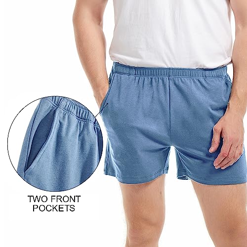 Image of AIMPACT Men's 4 inch Inseam Sleep & Lounge Pajama Shorts with Pockets