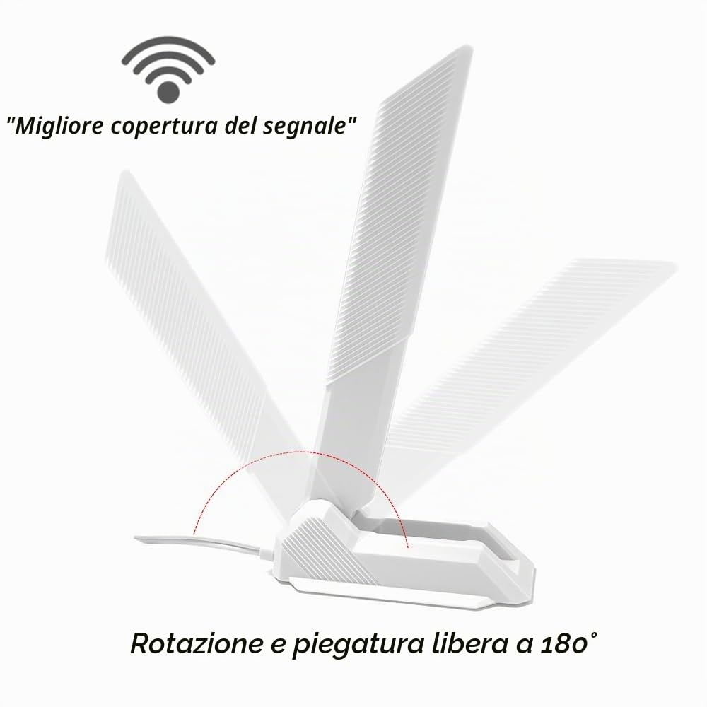 Antenna WiFi 7 Tri Band 2.4GHz 5GHz 6GHz Antenna Wi-Fi per MSI PRO