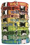 Personalized Premium Dog Collar with Metal Clasp - Available 20 Colors + Multiple Sizes