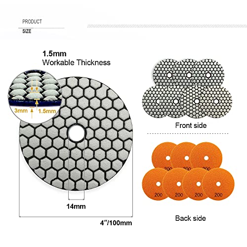 Kit brocas para azulejos diamante 13 piezas miniatura 6