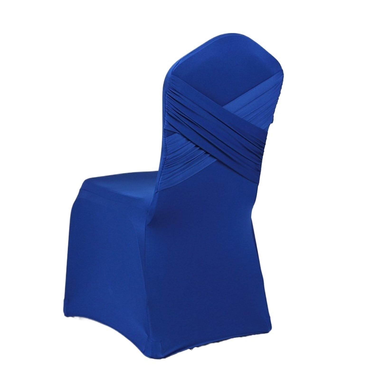 RRYPBOVG Wedding Chair Cover 10-1PC Wedding Chair Covers Spandex Stretch Slipcover Two Cross Swag Back Design Restaurant Banquet Hotel Dining Party