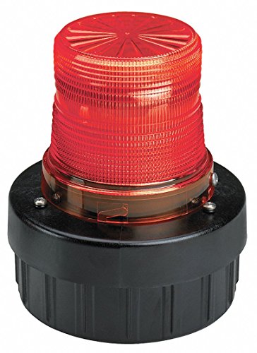Warning Gentle w/Sound, LED, Crimson, 120VAC
