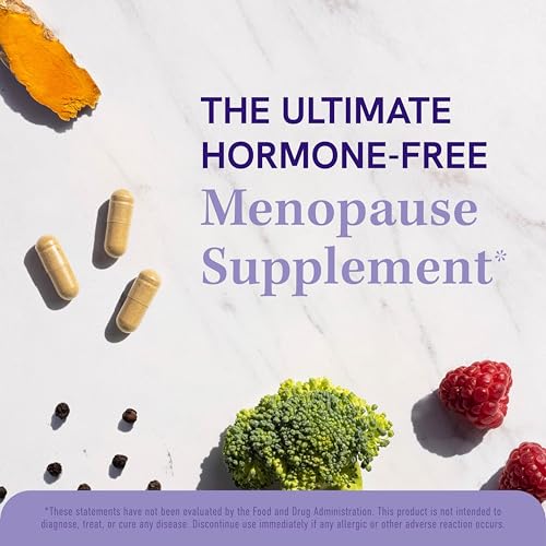 Image of Menopause Supplement for Women Hot Flashes & Night Sweats | Hormone Balance, Menopause Relief for Women & Perimenopause Support | With Black Cohosh, DIM & Red Clover | Third-Party Tested | 30 Ct