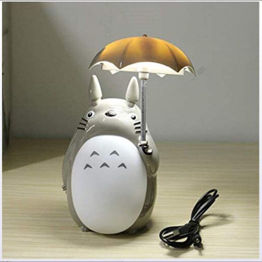 Studio Ghibli Totoro Lamp My Neighbor Totoro Night Light LED Totoro Light Reading Table Lamps for Desk Christmas Kids Gift Home Decor Resin Crafts