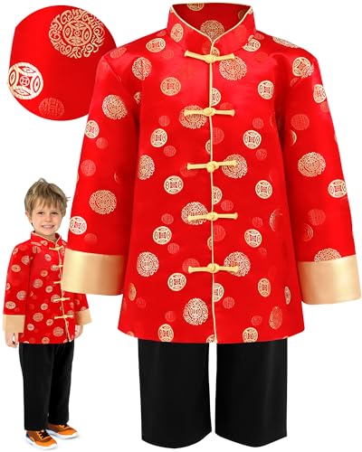 Shinymoon Boy Tang Suit Traje Tradicional Chino miniatura 1