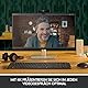 Logitech BRIO ULTRA-HD PRO Webcam, 4K HD 1080p, 5-fach Zoom, Hohe Bildfrequenz, HDR und RightLight 3, USB-Anschluss, Gesichtserkennung mit Windows Hello, Für Skype, Zoom, Cisco, PC/Mac - Schwarz