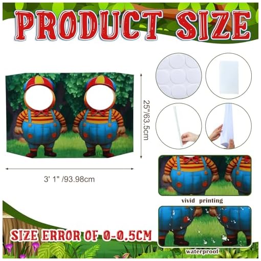 Tweedledum & Tweedledee cardboard cutout photo prop - Image 3