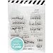 American Crafts Heidi Swapp Memory Planner 16 Piece Clear Stamps Day