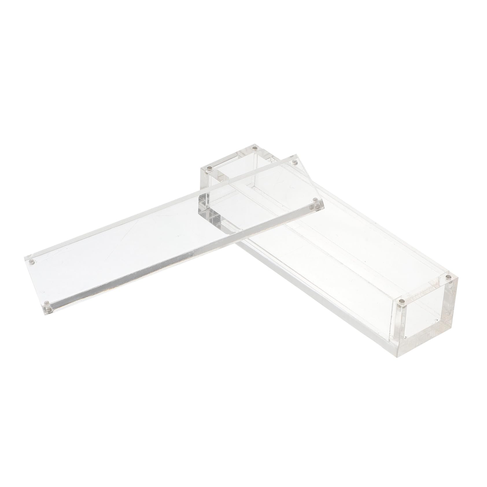 KICHOUSE Acrylic Dice Display Box Magnetic Dice Organizer Case for Dices Transparent Storage Container for Rpg Game Accessories and Small Items