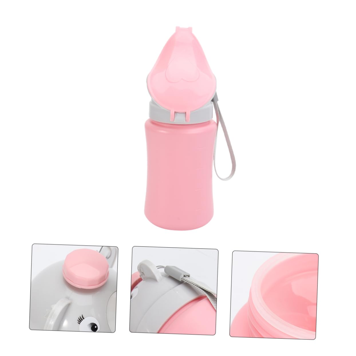 UPKOCH Portable Boy Girl Travel Potty Seat Female Urinal for Boys and Girls Car Urinal and Night Bottle